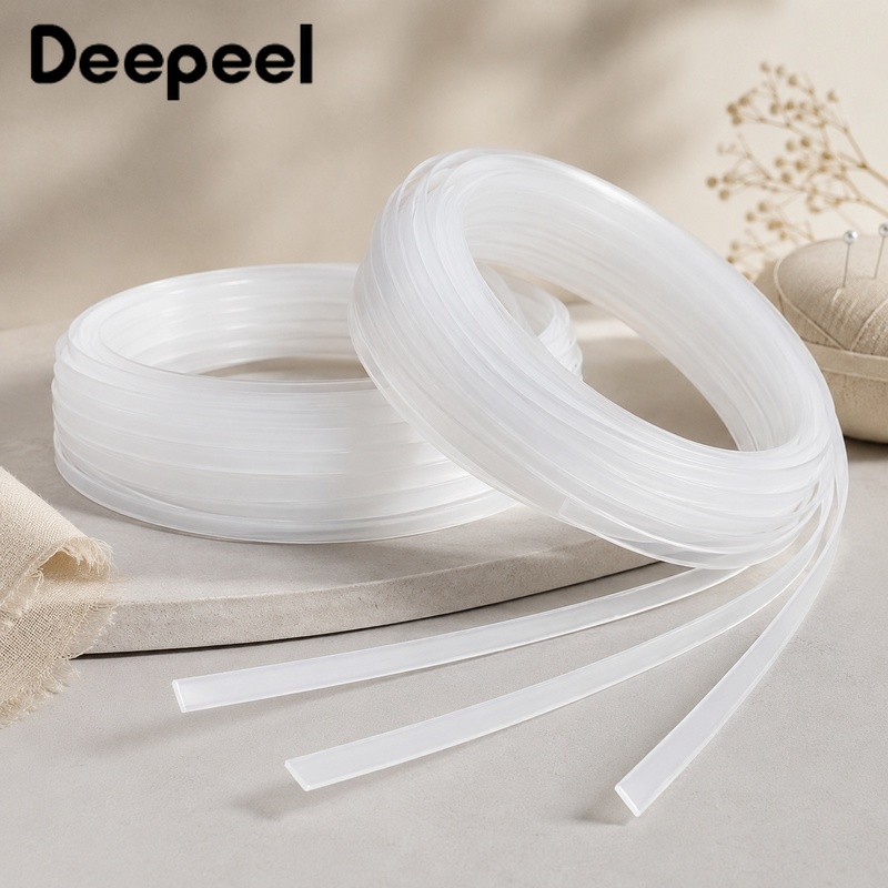 Textile Sewing Support - เทปพลาสติกใส PP ขนาด 20 เมตร 4-12