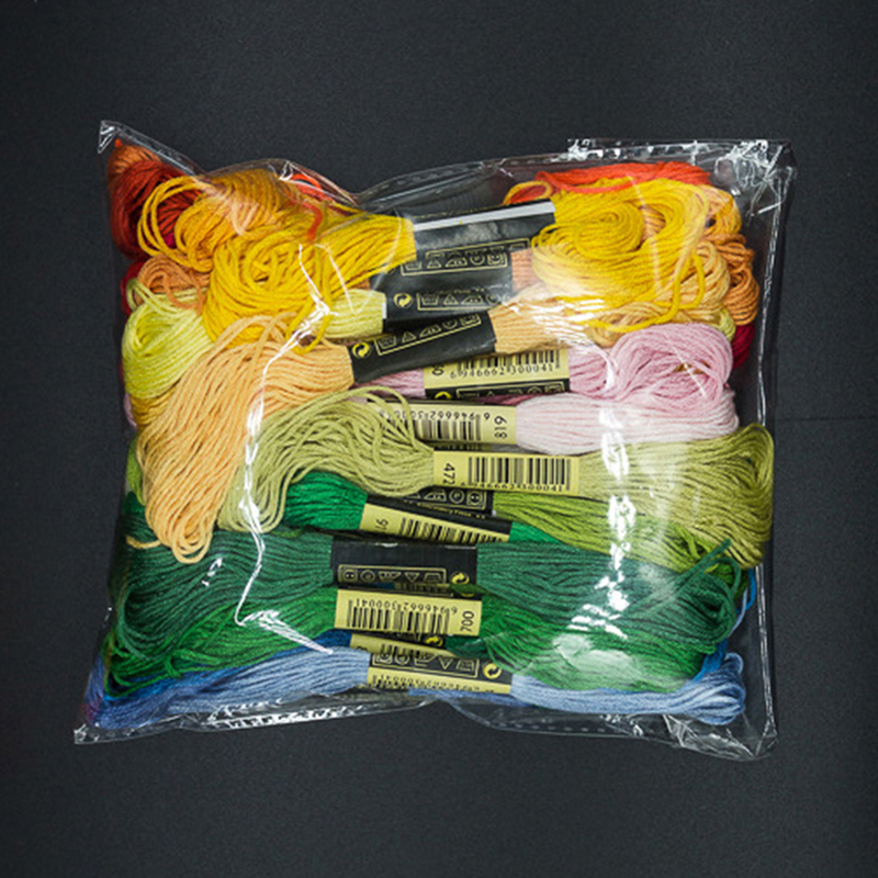 Embroidery Floss Thread - ชุดไหมปักผ้าฝ้ายหลากสี C 24/100/50 พร้อมด้ายเย็บผ้า ไหมปักลาย ไหมปักครอสติช