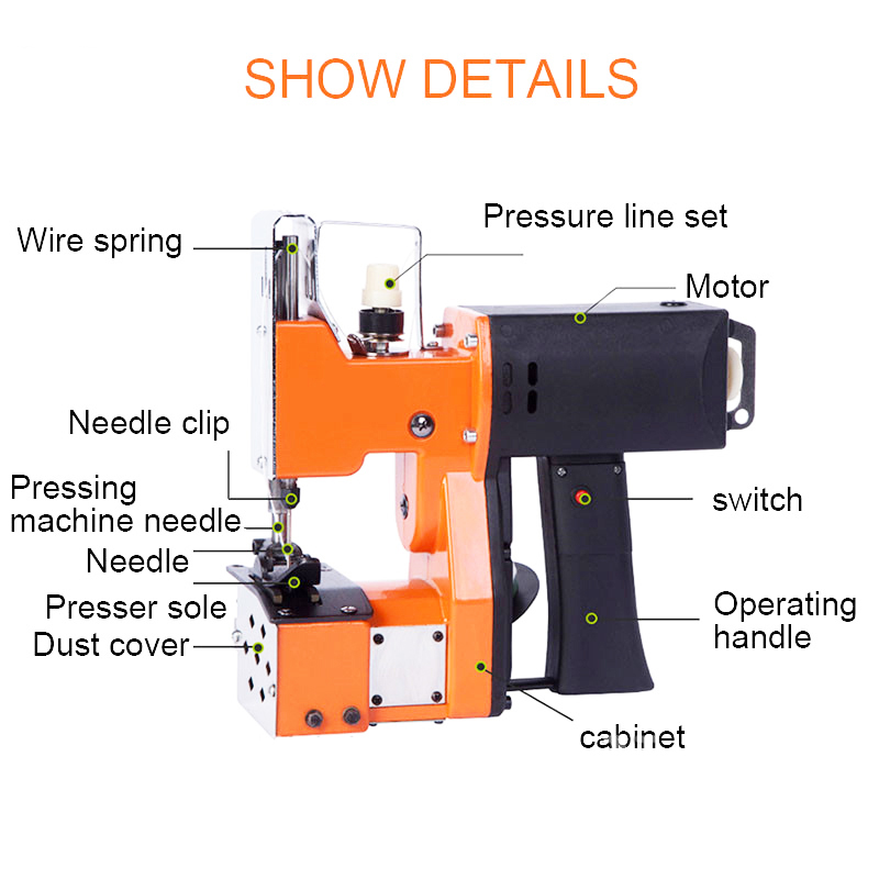 จักรเย็บผ้าไฟฟ้าแบบพกพาในครัวเ - Sewing Machine For Textile บทวิจารณ์และราคา