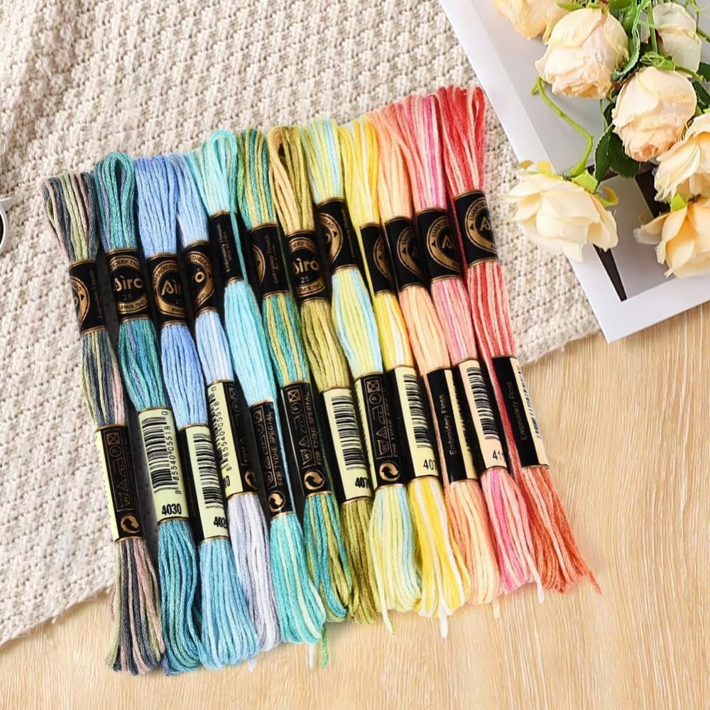 ไหมปักครอสติช 12 แกนม 105 หลา  - Embroidery Floss Thread บทวิจารณ์และราคา