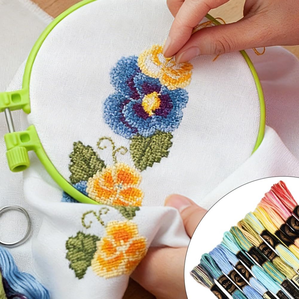ไหมปักครอสติช 12 แกนม 105 หลา  - Embroidery Floss Thread บทวิจารณ์และราคา