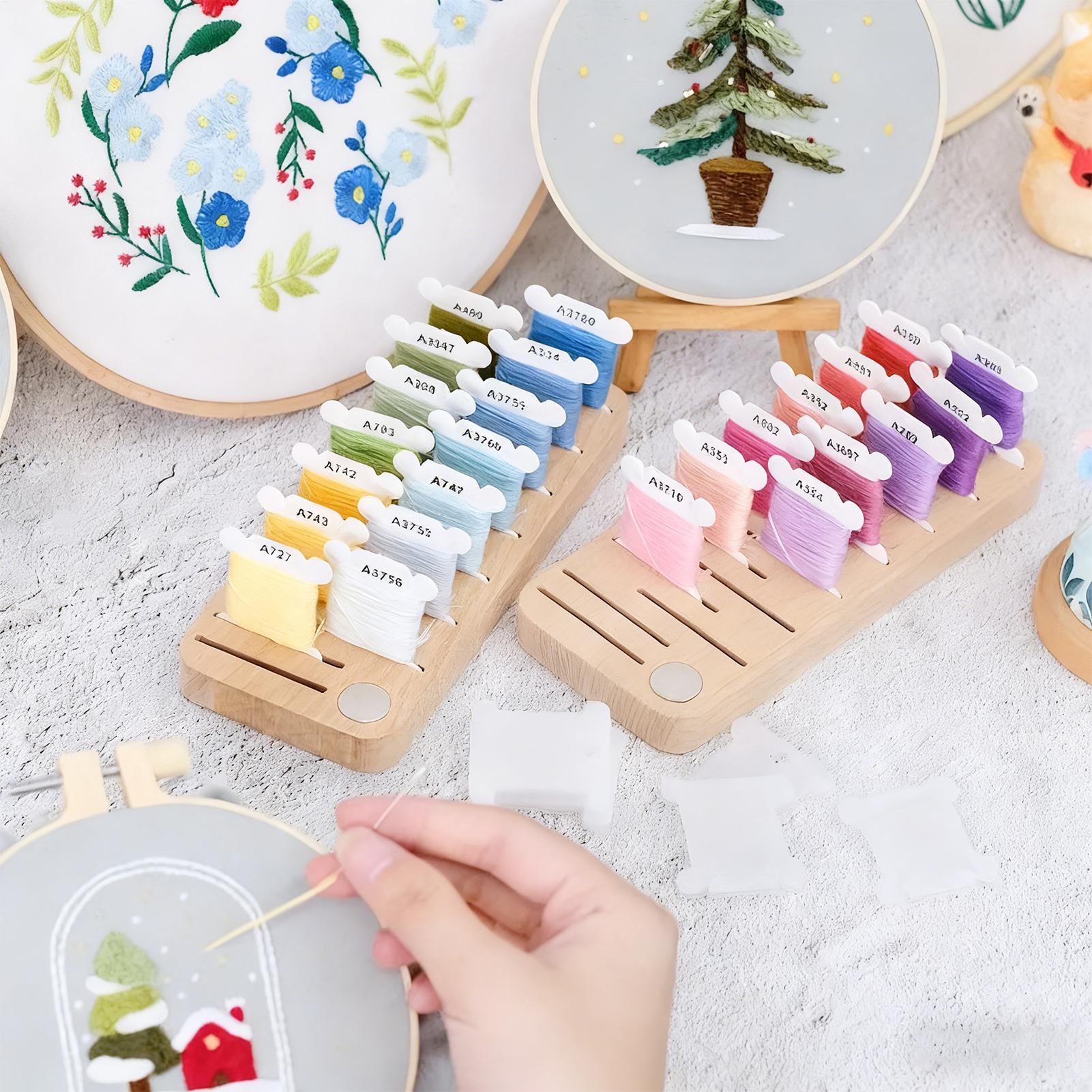 ที่เก็บด้ายปักผ้า 15 ช่อง ที่ใ - Embroidery Floss Thread บทวิจารณ์และราคา