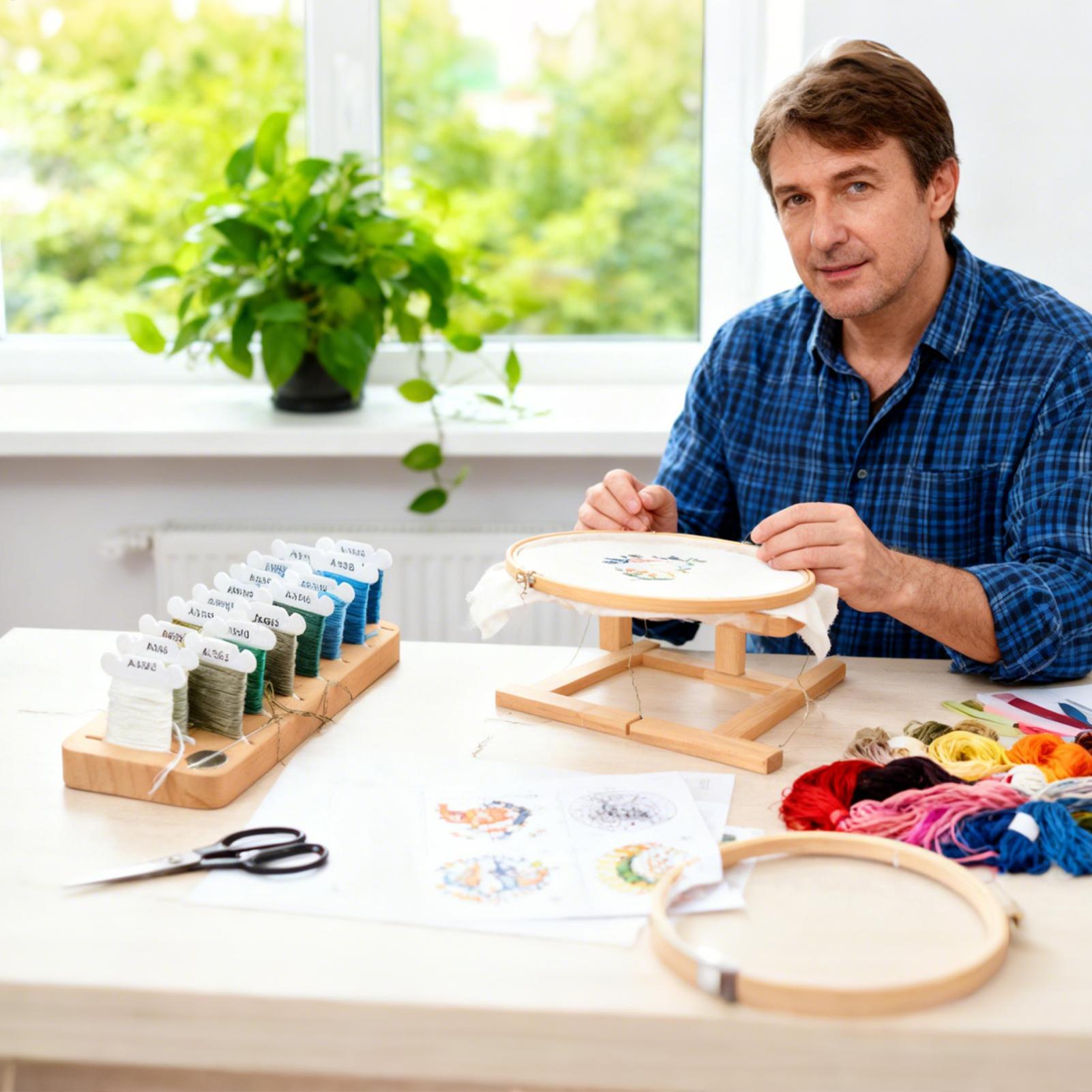 ที่เก็บด้ายปักผ้า 15 ช่อง ที่ใ - Embroidery Floss Thread บทวิจารณ์และราคา