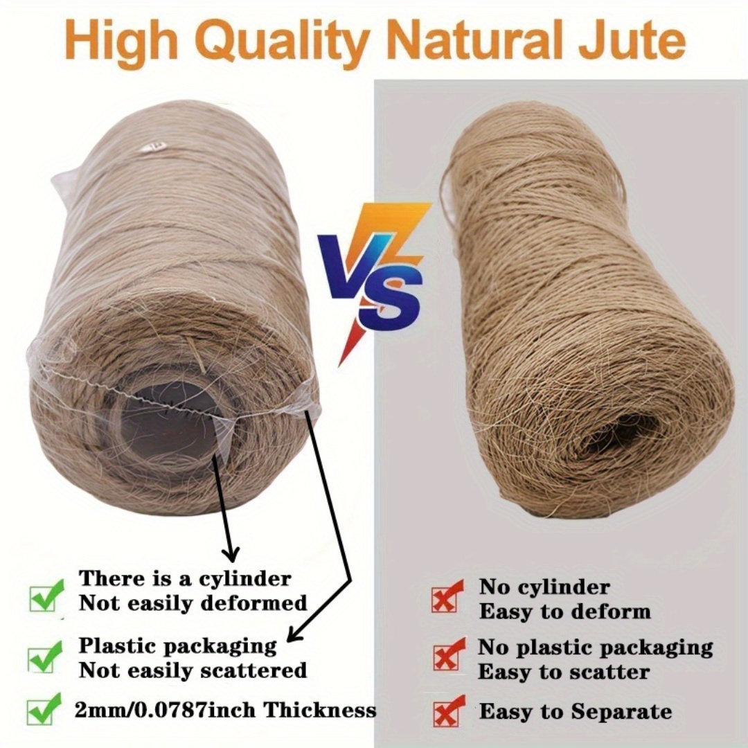 เชือกป่านธรรมชาติขนาด 2/3/4 มม - Sewing Thread In Textile บทวิจารณ์และราคา