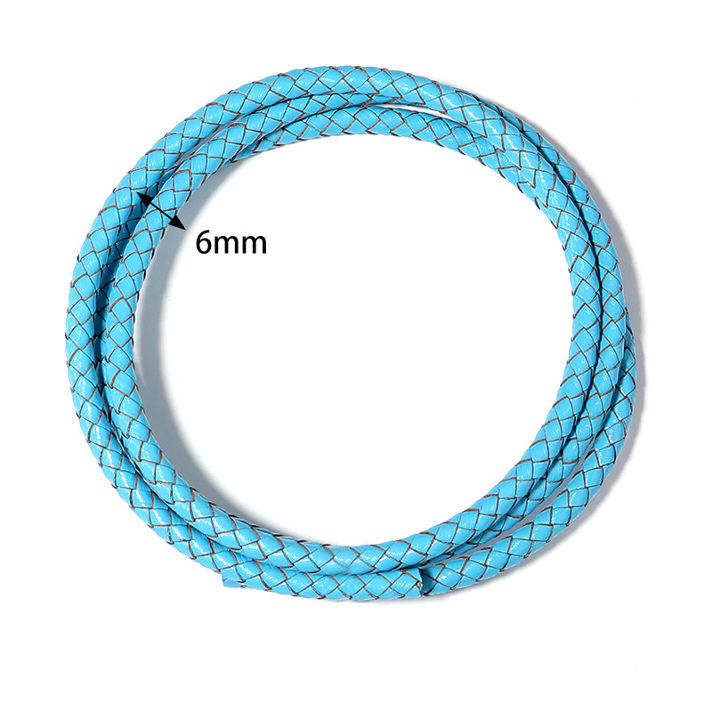 เชือกร้อยรอบหนังแท้ถัก1เมตร/ล็ - Sewing Thread In Textile บทวิจารณ์และราคา