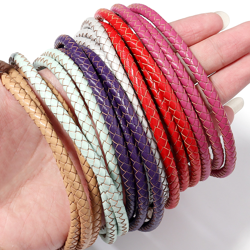 เชือกร้อยรอบหนังแท้ถัก1เมตร/ล็ - Sewing Thread In Textile บทวิจารณ์และราคา