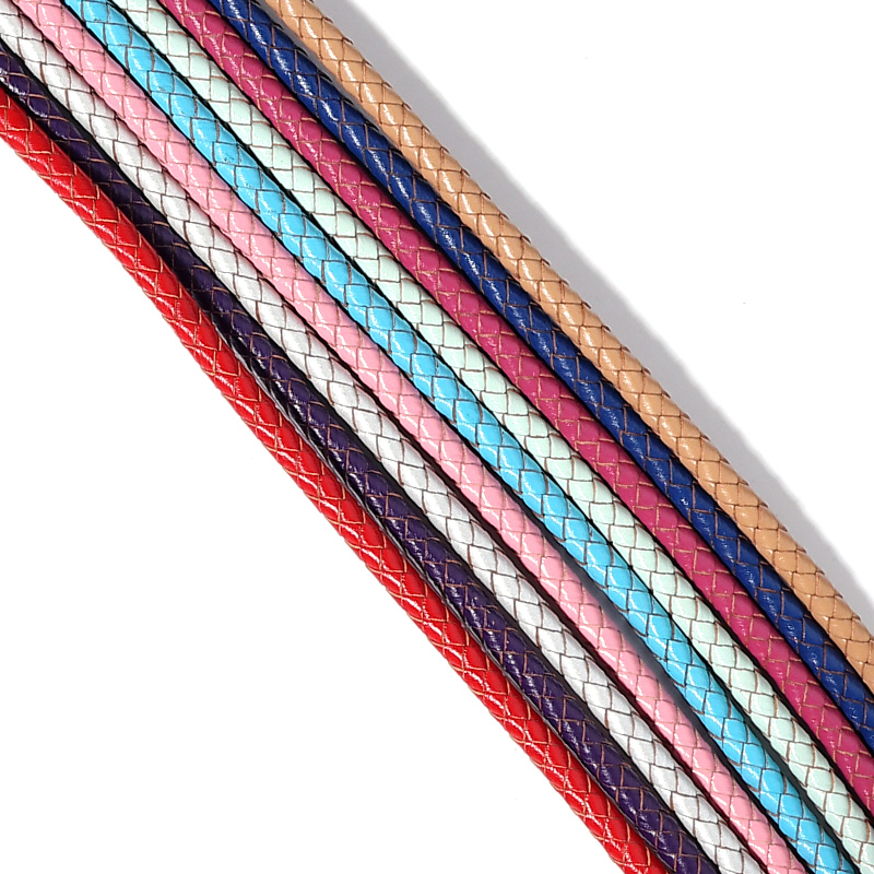 เชือกร้อยรอบหนังแท้ถัก1เมตร/ล็ - Sewing Thread In Textile บทวิจารณ์และราคา