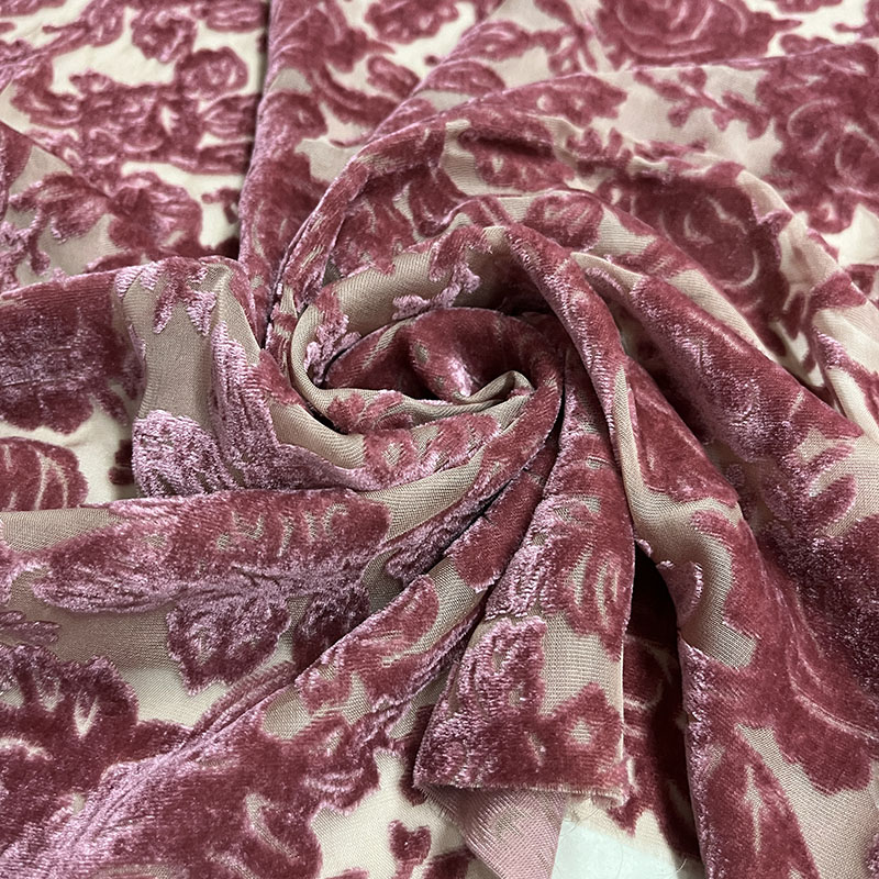 ผ้าไหมกํามะหยี่สไตล์จีน-Red Ro - Sewing Velvet Fabric บทวิจารณ์และราคา