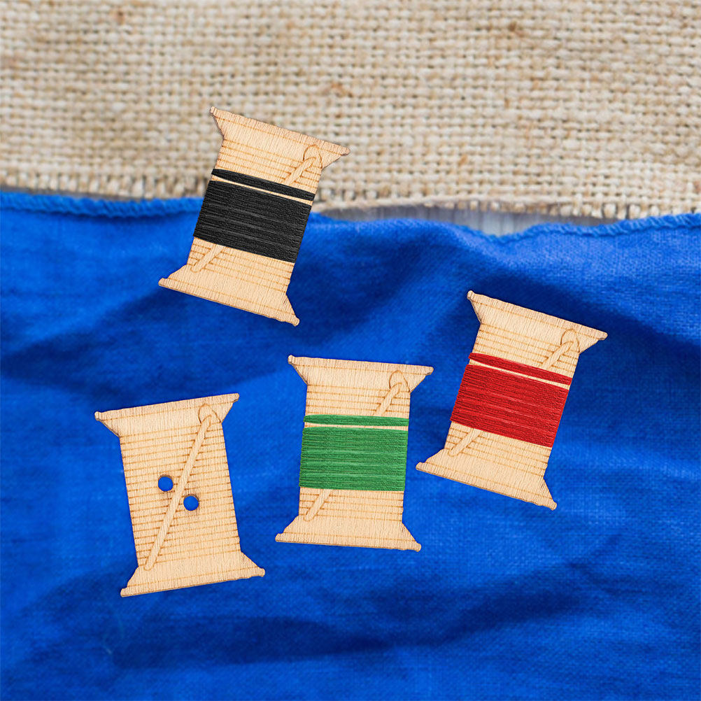 กระดาษม้วนด้ายปักผ้าทำจากไม้ 1 - Embroidery Floss Thread บทวิจารณ์และราคา