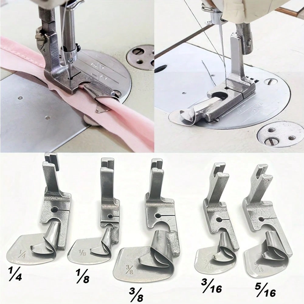 ตีนผีจักรเย็บผ้าอุตสาหกรรมแบบโ - Rolled Hem Foot บทวิจารณ์และราคา