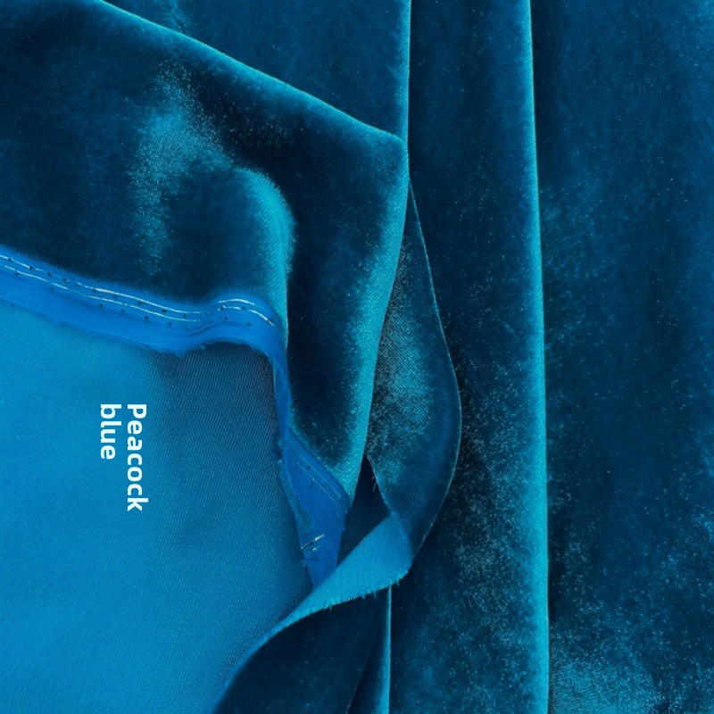 ผ้าไหมหม่อน 100% Burnt Out ผ้า - Sewing Velvet Fabric บทวิจารณ์และราคา