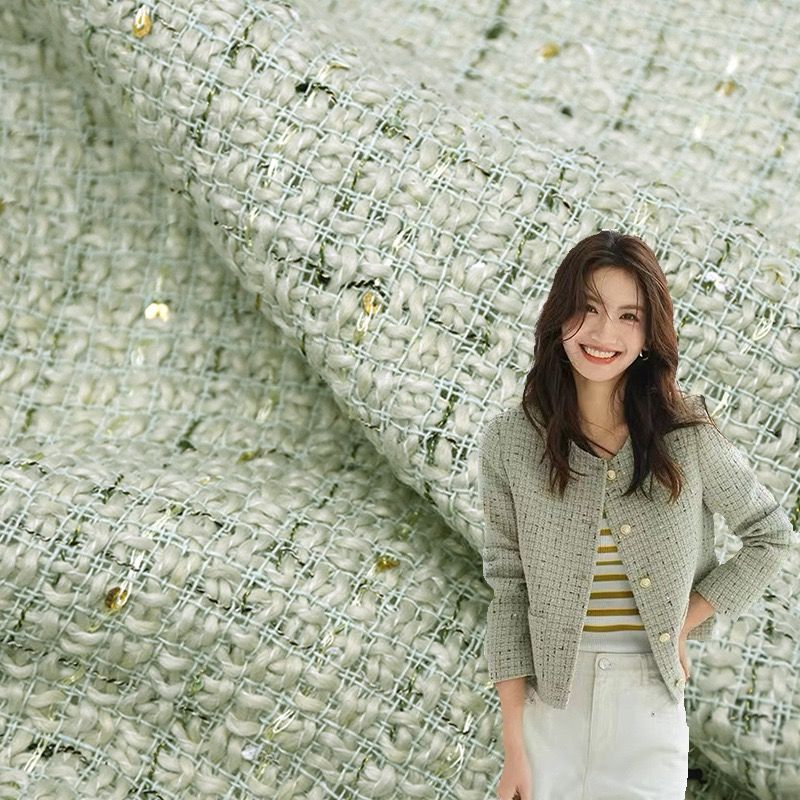 ผ้าทวีดต่อเมตรสำหรับเสื้อคลุมก - Sewing Tweed บทวิจารณ์และราคา