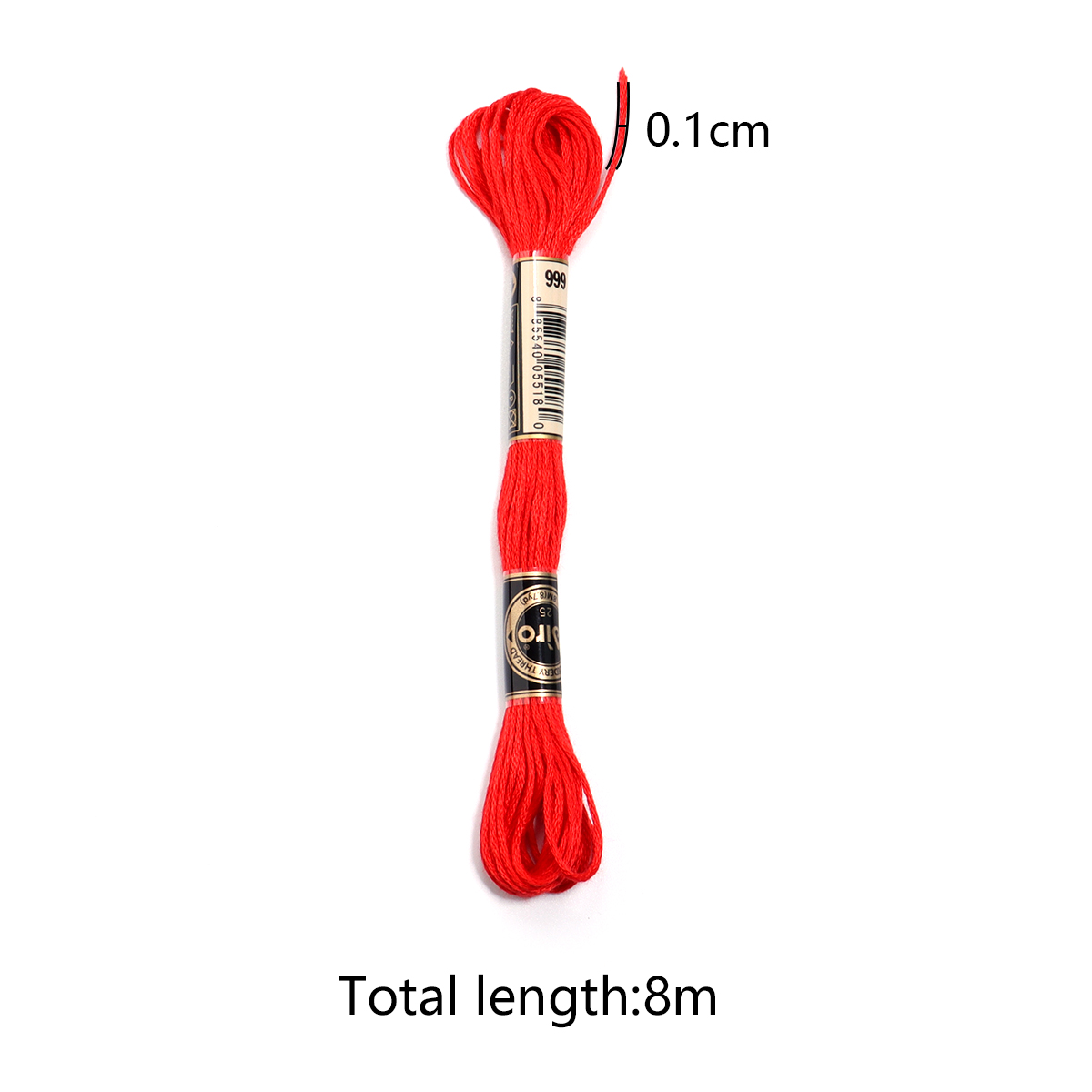 ด้ายปักผ้าโพลีเอสเตอร์หลากสี 6 - Embroidery Floss Thread บทวิจารณ์และราคา
