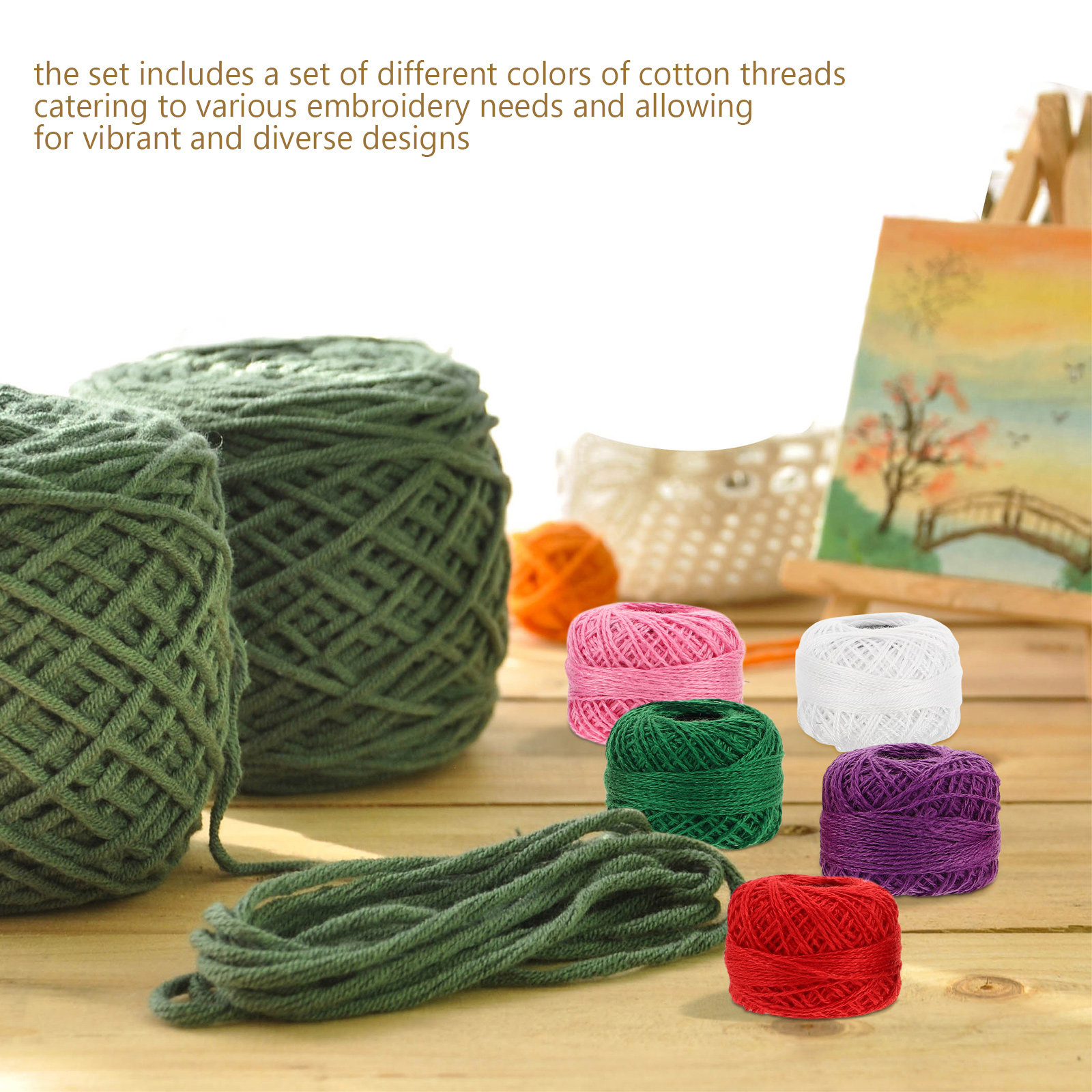 ด้ายปักผ้าฝ้าย 12 ชิ้น สีสันสด - Embroidery Floss Thread บทวิจารณ์และราคา