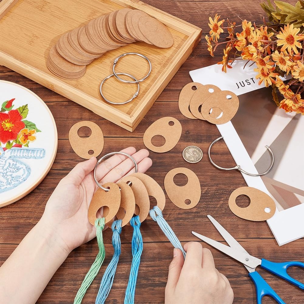 100 ชิ้น Teardrop Floss ด้ายหย - Embroidery Floss Thread บทวิจารณ์และราคา
