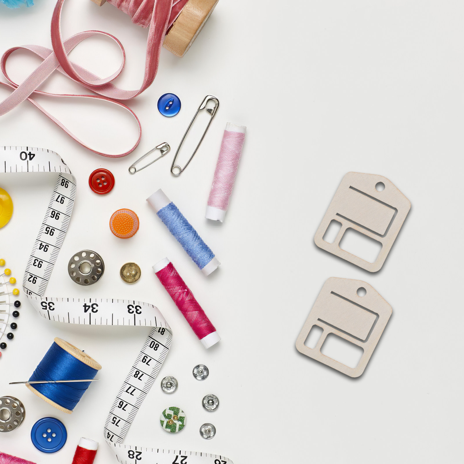 กล่องเก็บด้ายเย็บผ้าไม้ 100 ชิ - Embroidery Floss Thread บทวิจารณ์และราคา