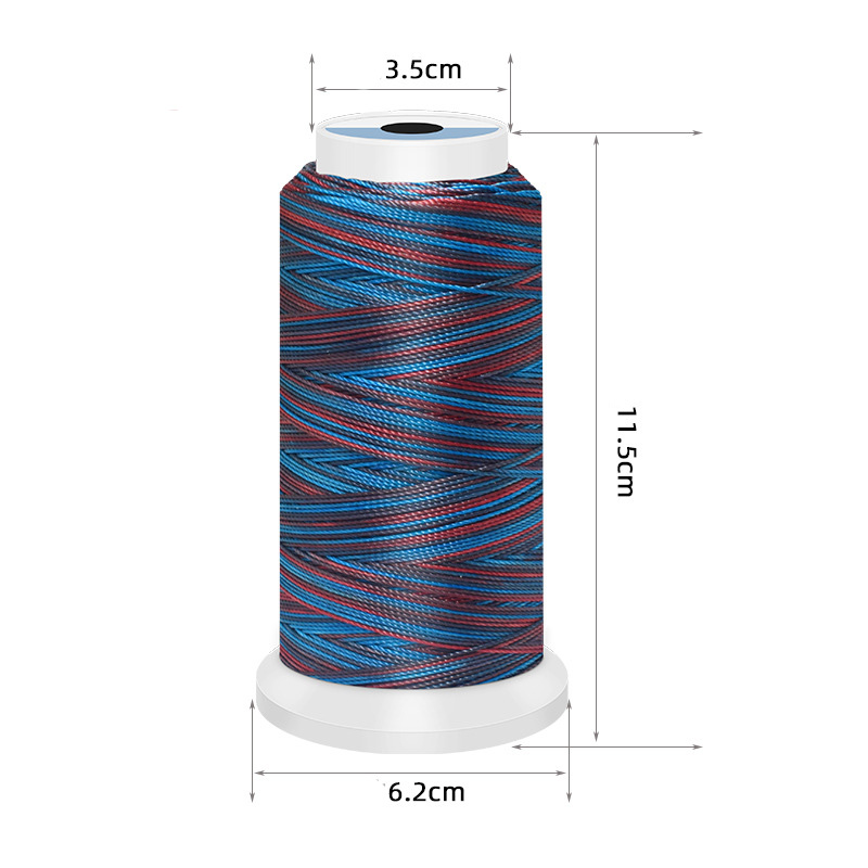 0.5/0.8/1Mm โพลีเอสเตอร์สายรุ้ - Sewing Thread In Textile บทวิจารณ์และราคา