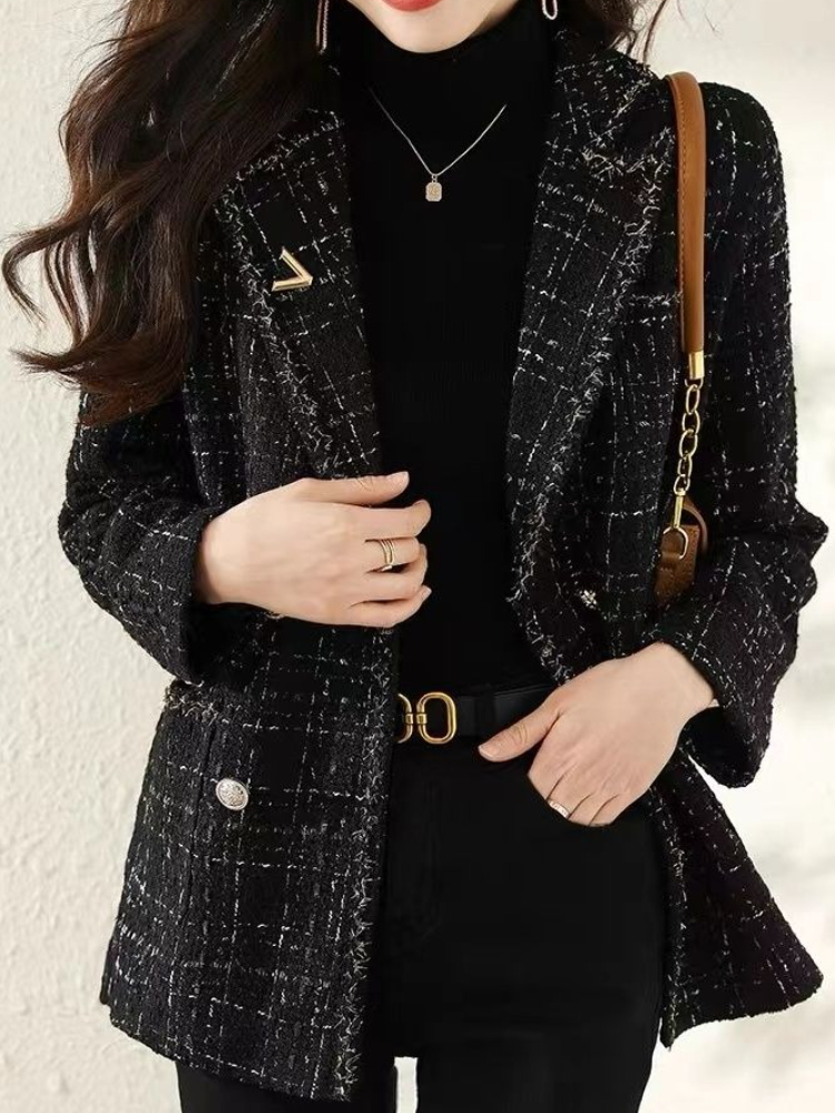 เสื้อโค้ทเบลเซอร์ลำลองสไตล์เกา - Sewing Tweed บทวิจารณ์และราคา