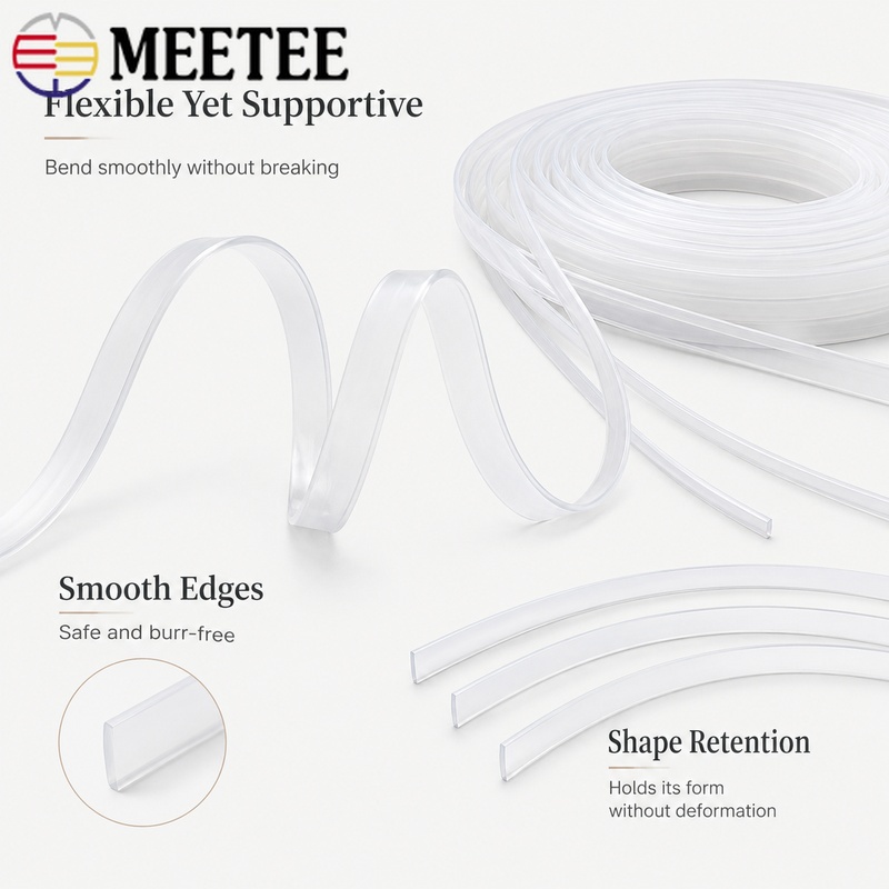 เทปพลาสติกใสสำหรับเสริมโครงคอร - Textile Sewing Support บทวิจารณ์และราคา