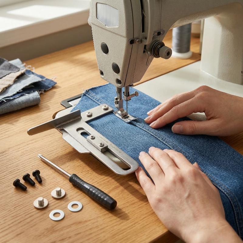 ชุดตีนผีเย็บซิกแซกแบบสามเข็มห้ - Sewing Thread In Textile บทวิจารณ์และราคา