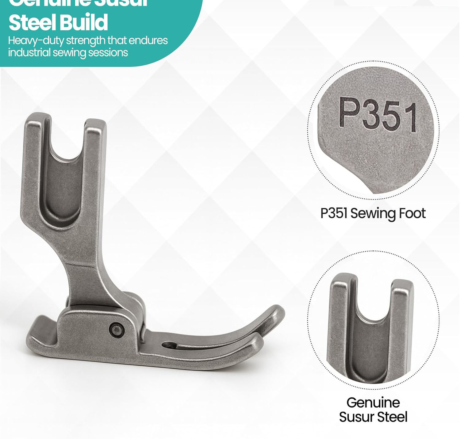 P351 ตีนผีมาตรฐานสำหรับจักรเย็ - Rolled Hem Foot บทวิจารณ์และราคา