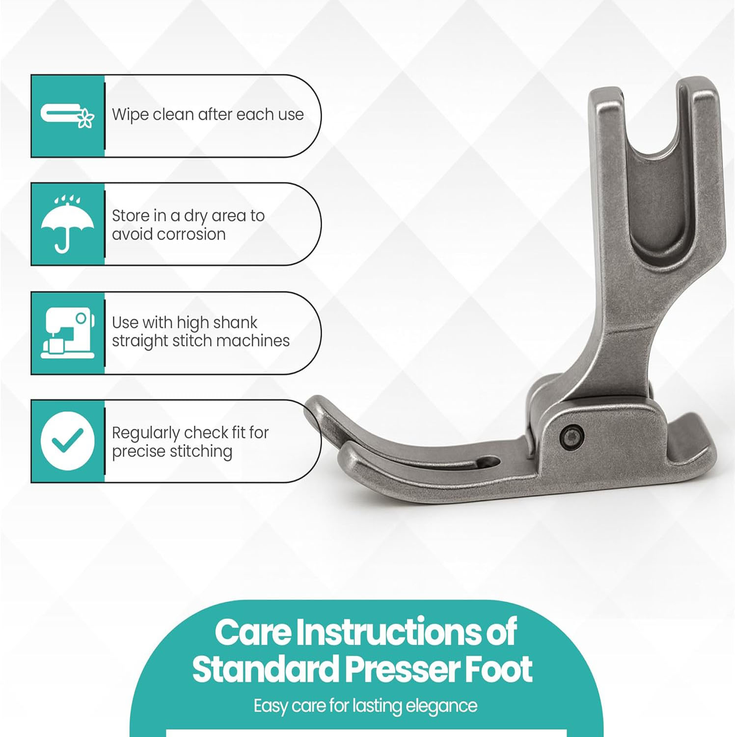 P351 ตีนผีมาตรฐานสำหรับจักรเย็ - Rolled Hem Foot บทวิจารณ์และราคา